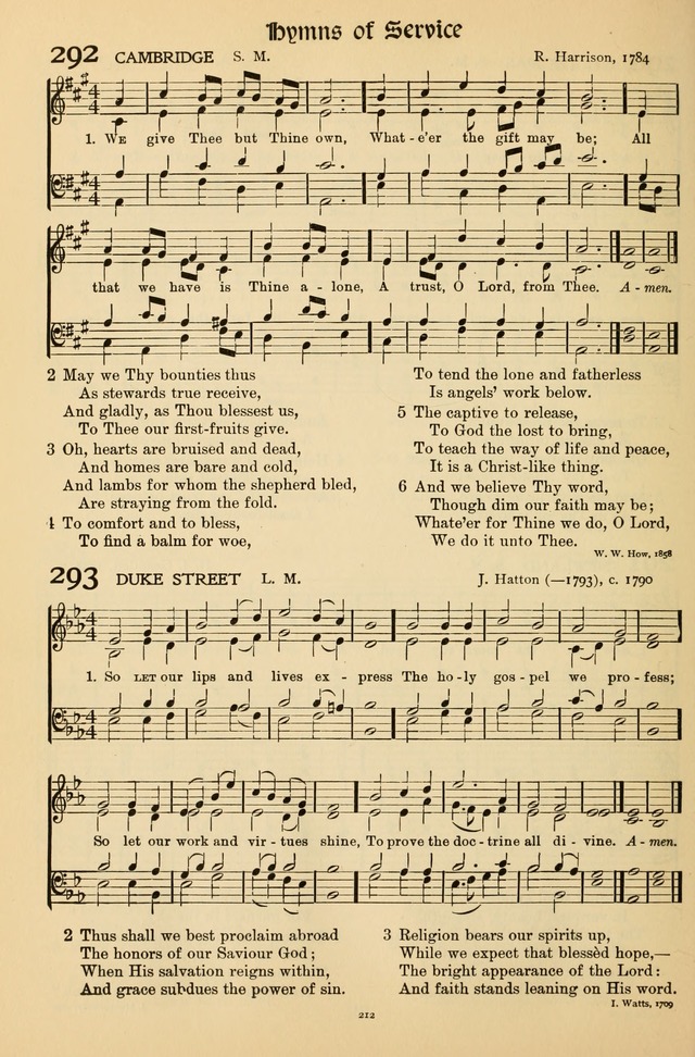 Hymns of Worship and Service (Chapel Ed., 4th ed.) page 216