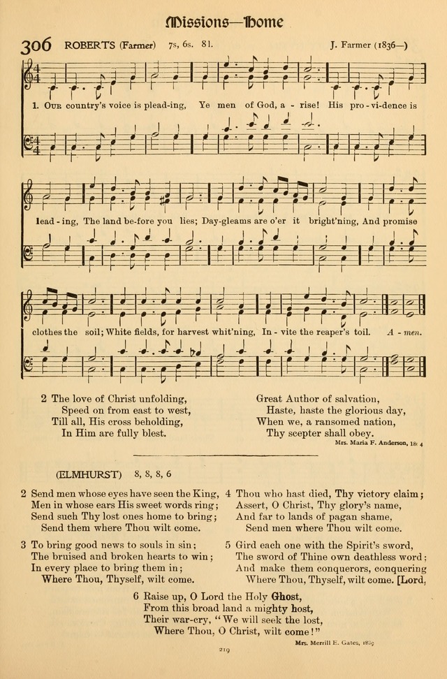 Hymns of Worship and Service (Chapel Ed., 4th ed.) page 223