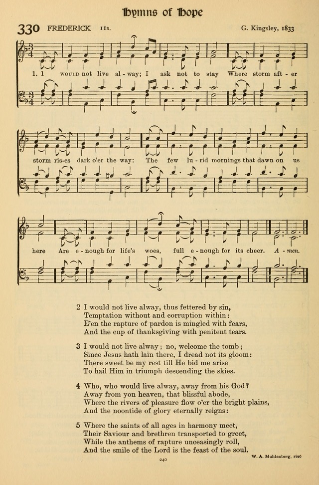 Hymns of Worship and Service (Chapel Ed., 4th ed.) page 244