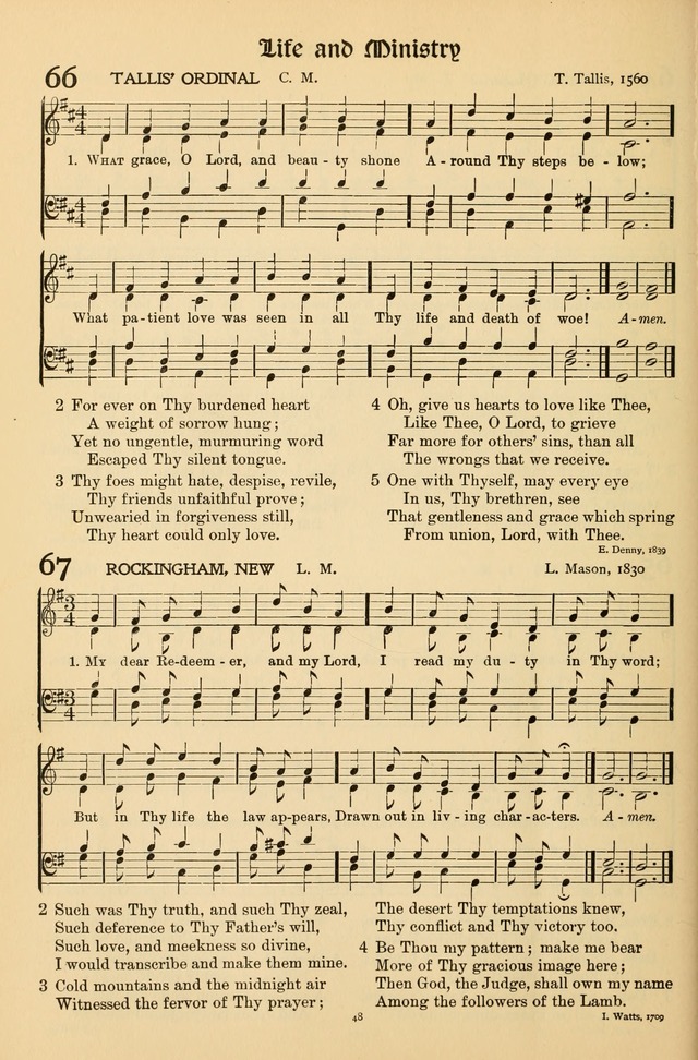 Hymns of Worship and Service (Chapel Ed., 4th ed.) page 50