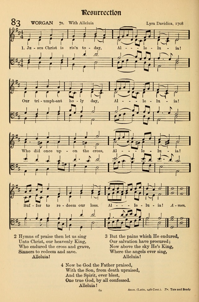 Hymns of Worship and Service (Chapel Ed., 4th ed.) page 62