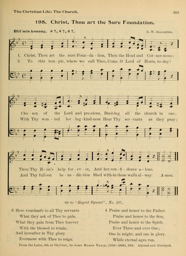 Hymnal and Order of Service: for churches and Sunday-schools page 205