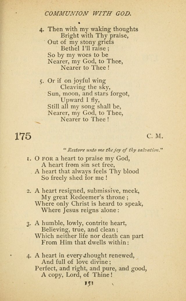 Hymnal of the Presbyterian Church in Canada page 151
