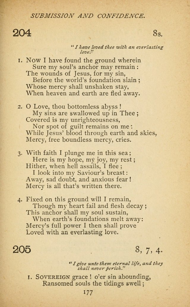Hymnal of the Presbyterian Church in Canada page 177