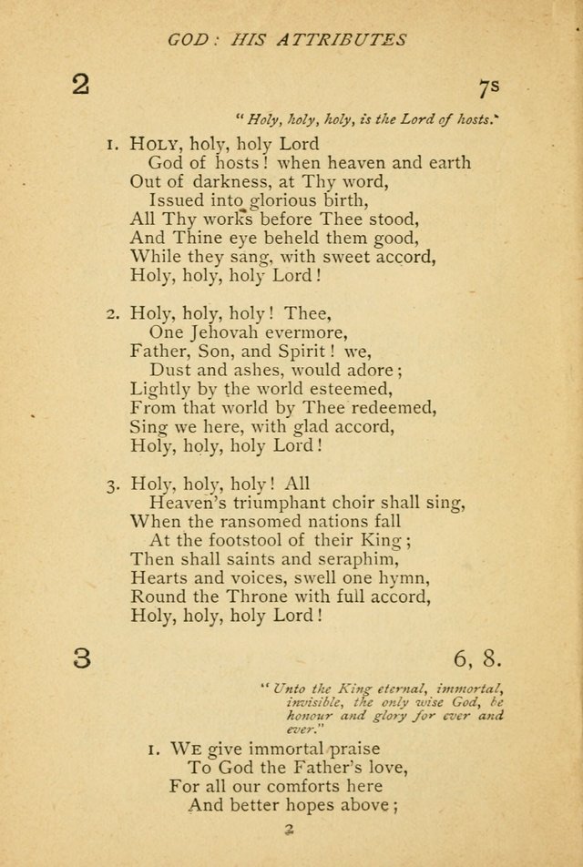 Hymnal of the Presbyterian Church in Canada page 2
