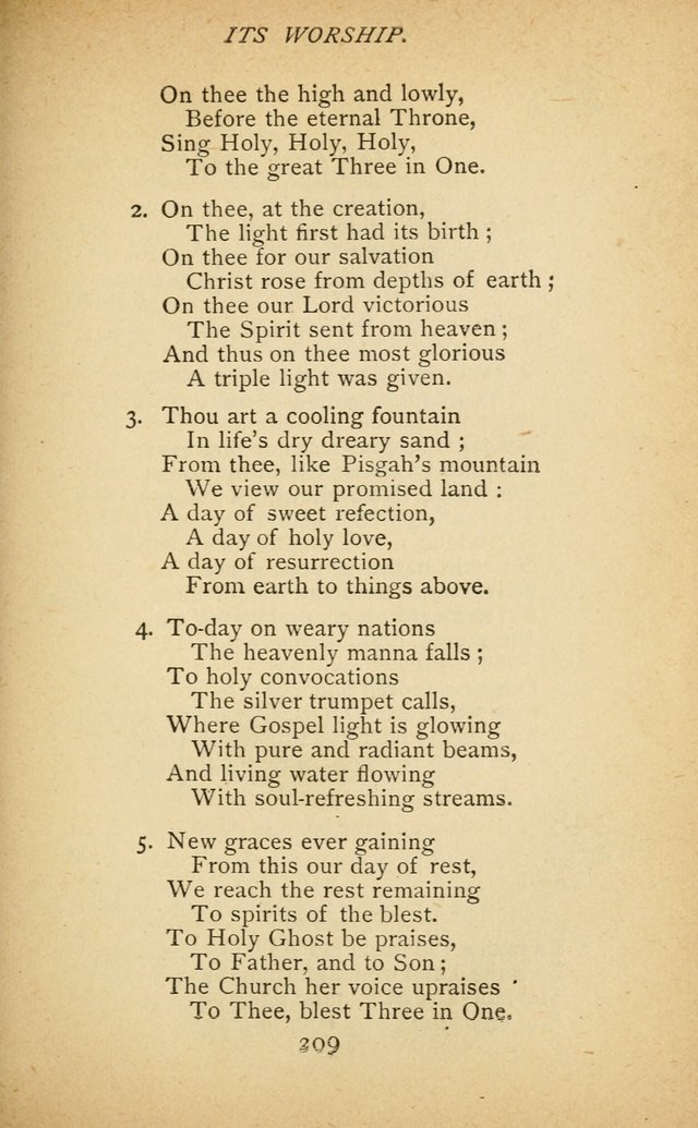Hymnal of the Presbyterian Church in Canada page 209
