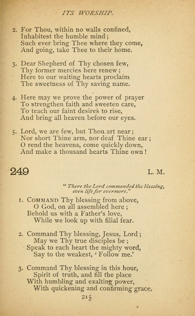 Hymnal of the Presbyterian Church in Canada page 215