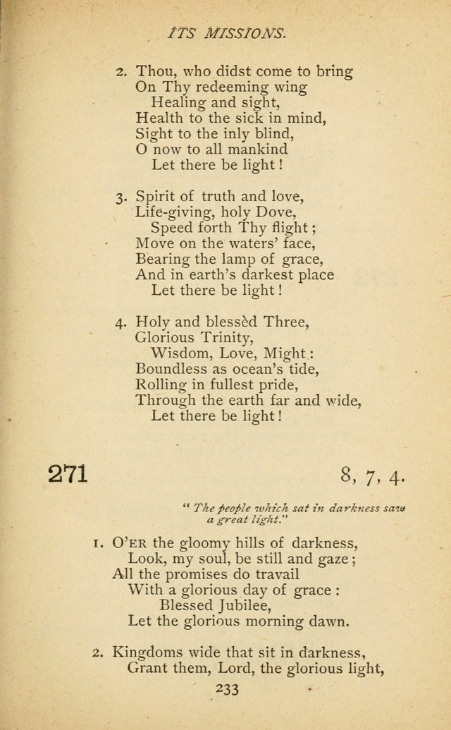 Hymnal of the Presbyterian Church in Canada page 233