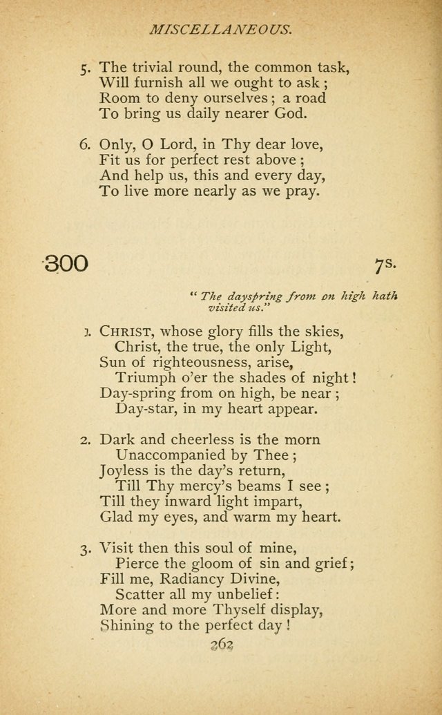 Hymnal of the Presbyterian Church in Canada page 262