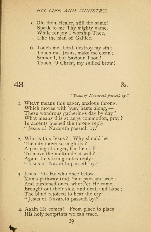 Hymnal of the Presbyterian Church in Canada page 39