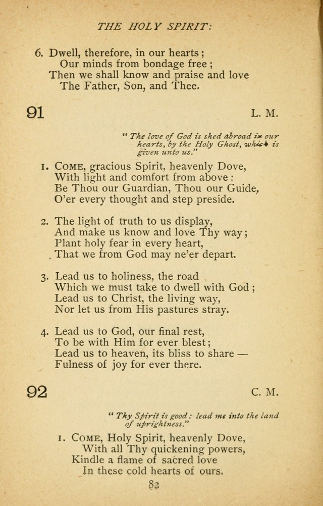 Hymnal of the Presbyterian Church in Canada page 82