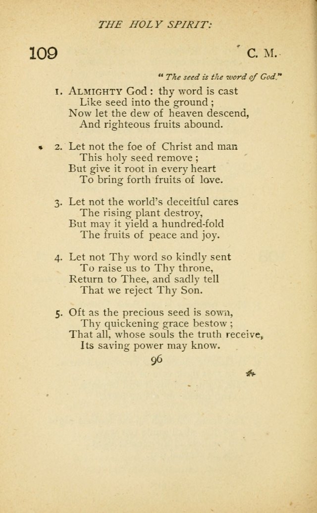 Hymnal of the Presbyterian Church in Canada page 96