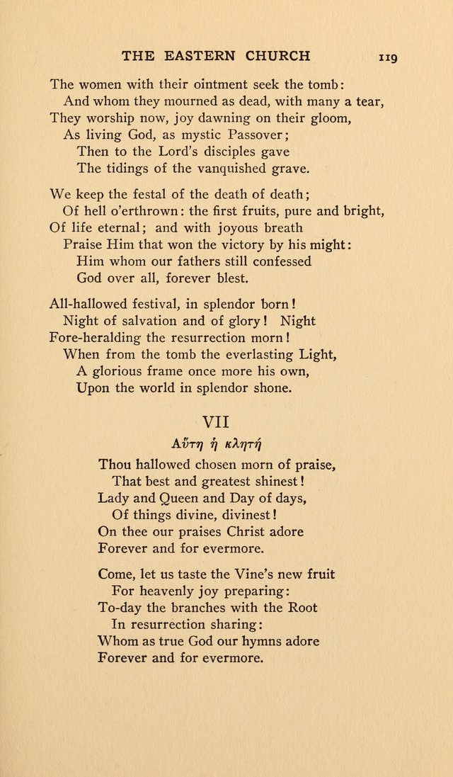 Hymns and Poetry of the Eastern Church page 114