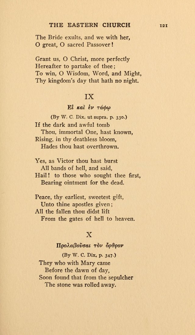 Hymns and Poetry of the Eastern Church page 116