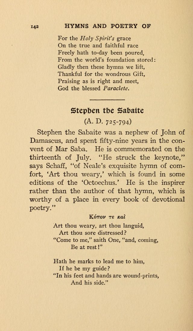 Hymns and Poetry of the Eastern Church page 137