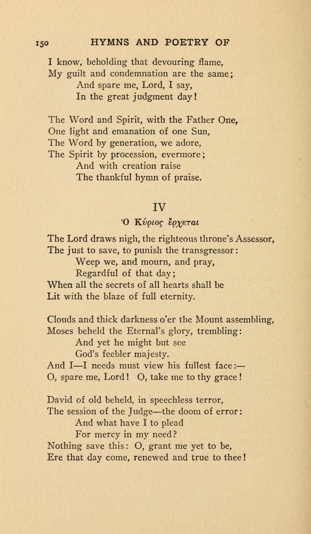 Hymns and Poetry of the Eastern Church page 145