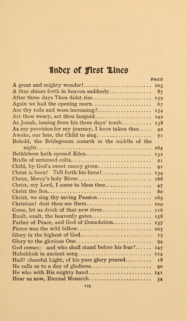 Hymns and Poetry of the Eastern Church page 168