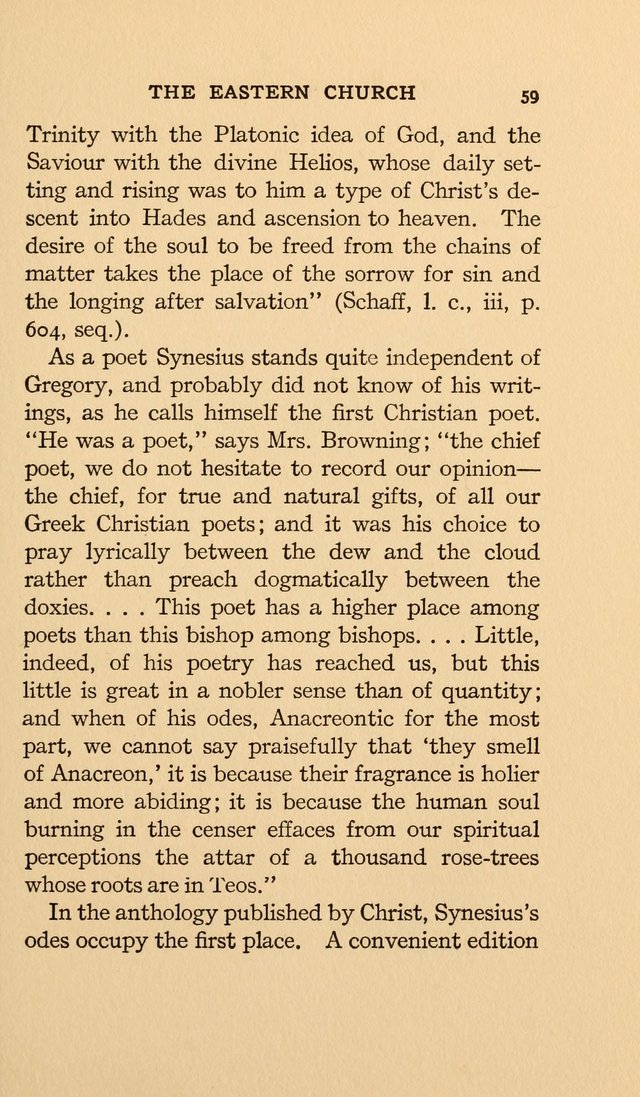 Hymns and Poetry of the Eastern Church page 46