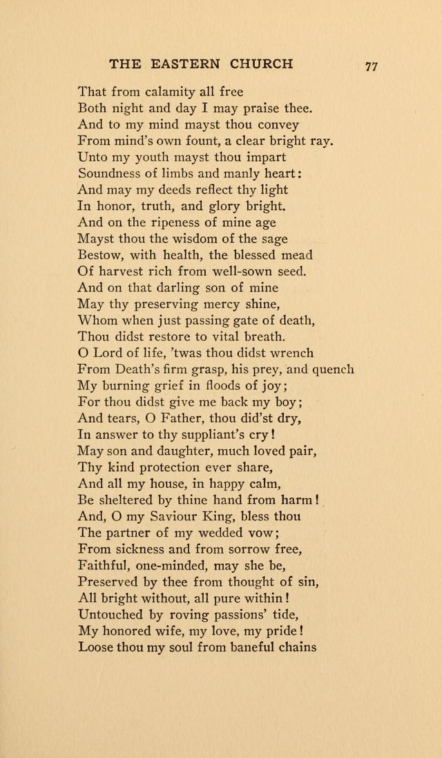 Hymns and Poetry of the Eastern Church page 66