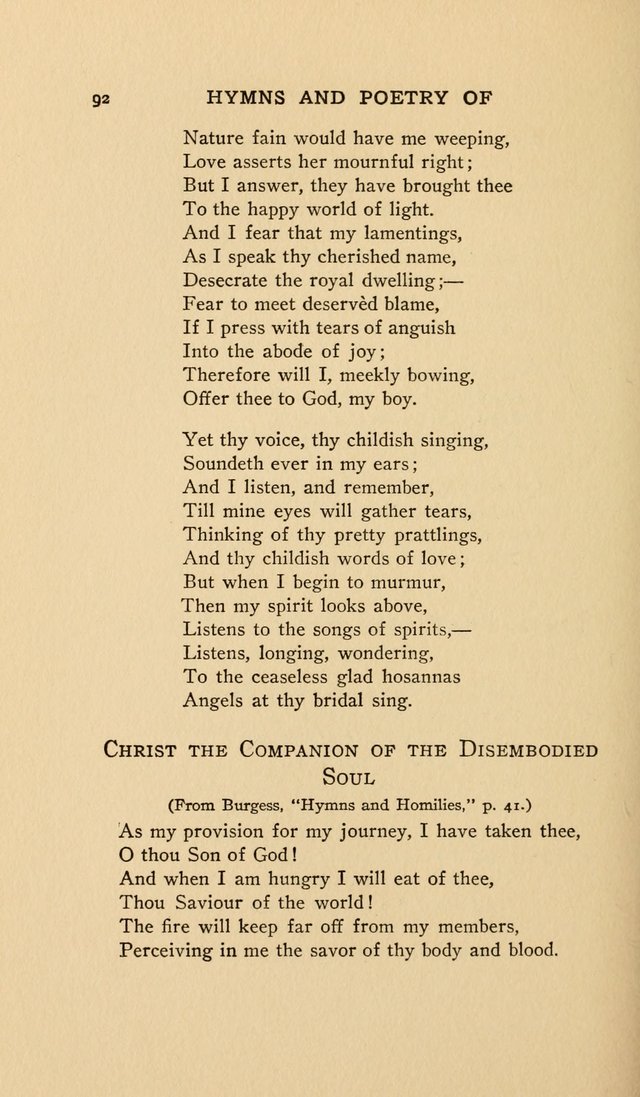 Hymns and Poetry of the Eastern Church page 83