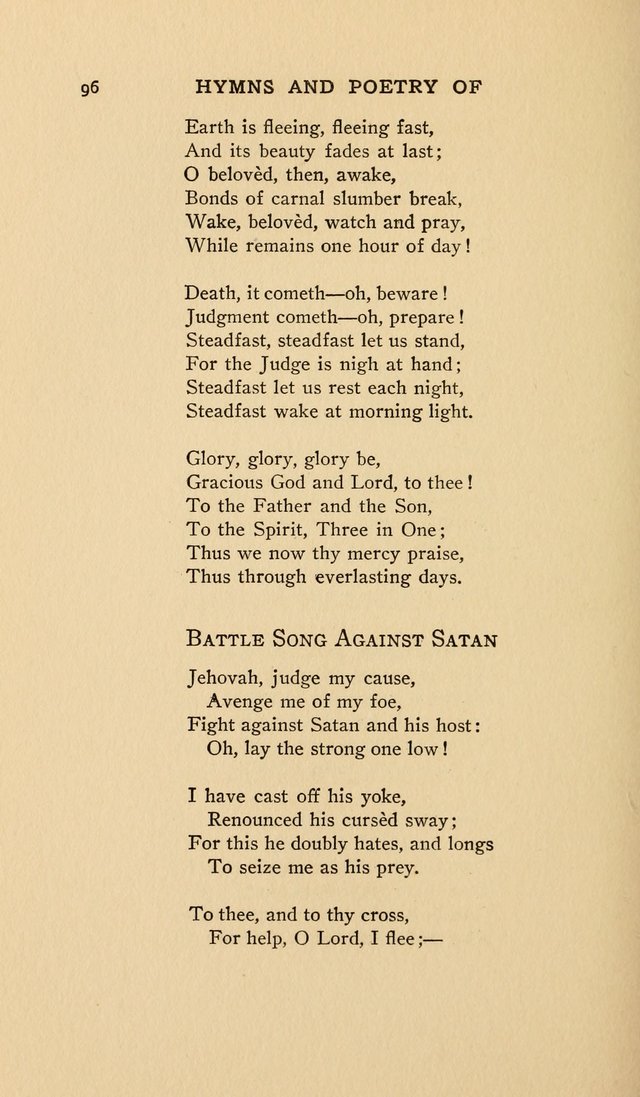 Hymns and Poetry of the Eastern Church page 89