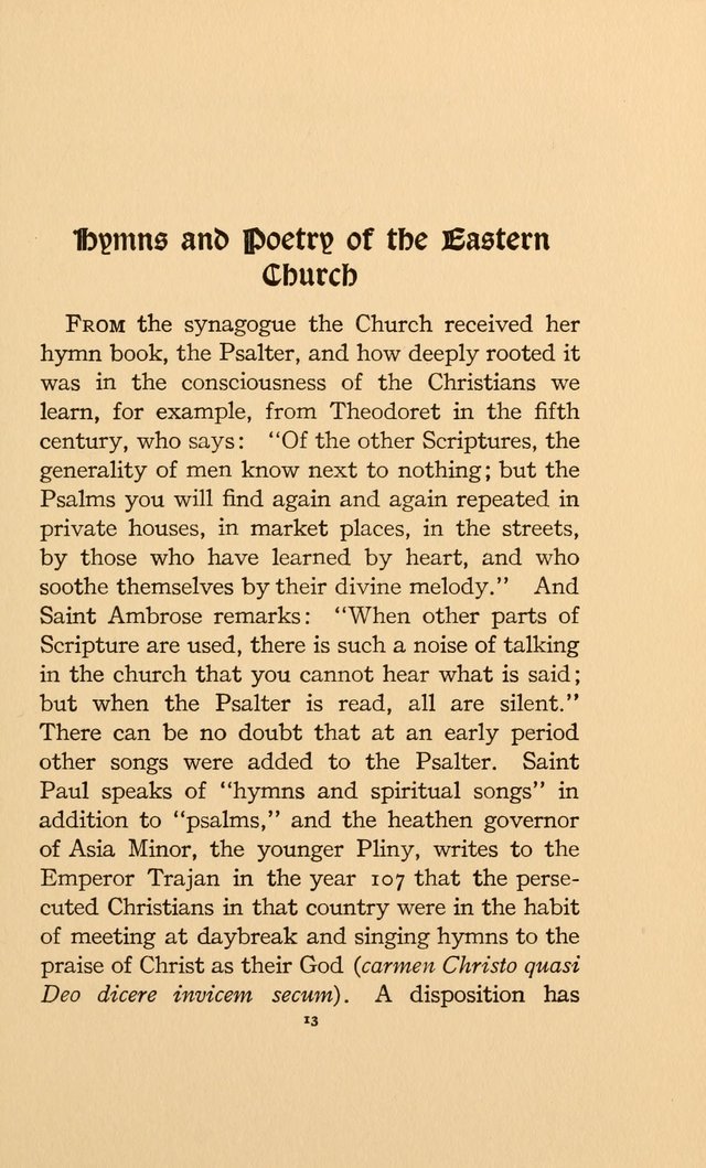 Hymns and Poetry of the Eastern Church page xvii