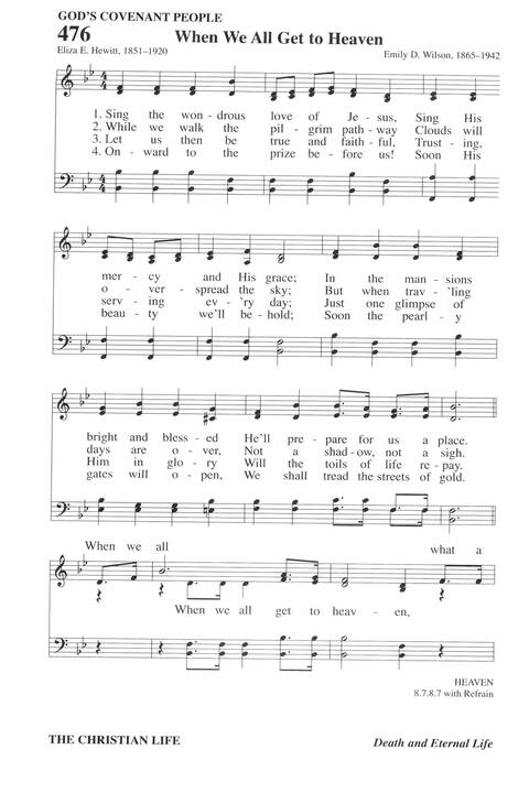 Hymns for a Pilgrim People: a congregational hymnal page 656