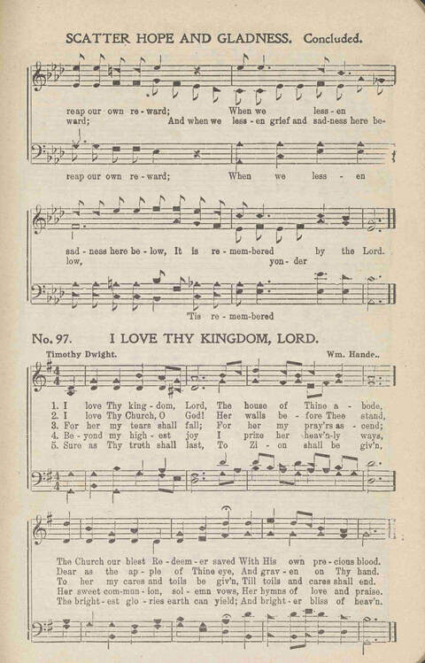 Heavenly Praises: for Sunday-schools, singing-schools, revivals, conventions and general use in Christian work and worship page 100