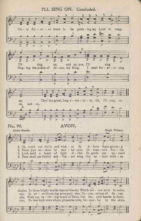 Heavenly Praises: for Sunday-schools, singing-schools, revivals, conventions and general use in Christian work and worship page 102