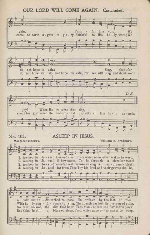 Heavenly Praises: for Sunday-schools, singing-schools, revivals, conventions and general use in Christian work and worship page 106