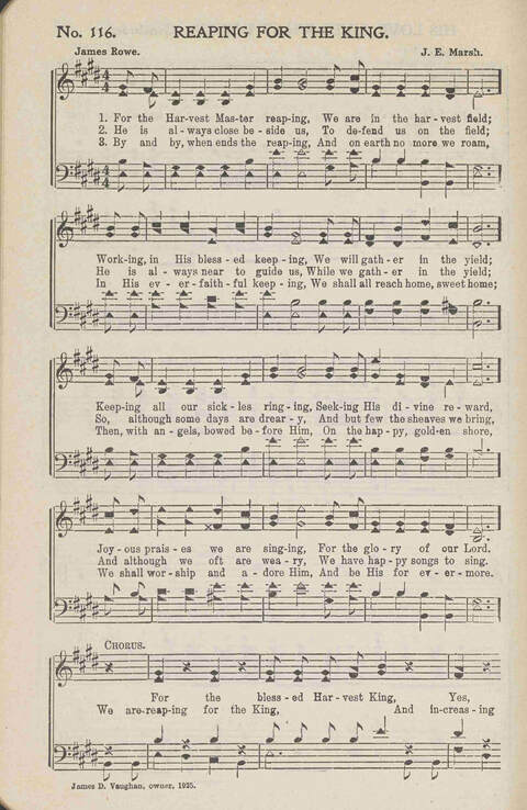 Heavenly Praises: for Sunday-schools, singing-schools, revivals, conventions and general use in Christian work and worship page 125