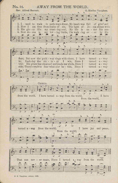 Heavenly Praises: for Sunday-schools, singing-schools, revivals, conventions and general use in Christian work and worship page 17
