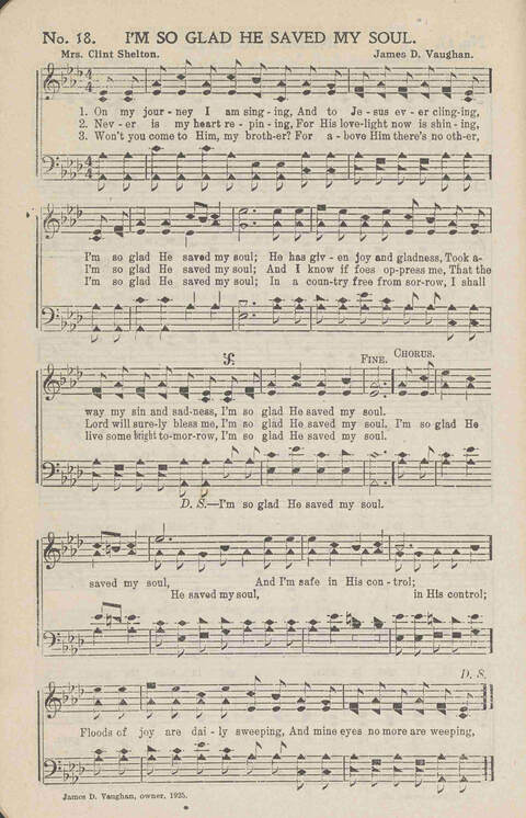 Heavenly Praises: for Sunday-schools, singing-schools, revivals, conventions and general use in Christian work and worship page 21