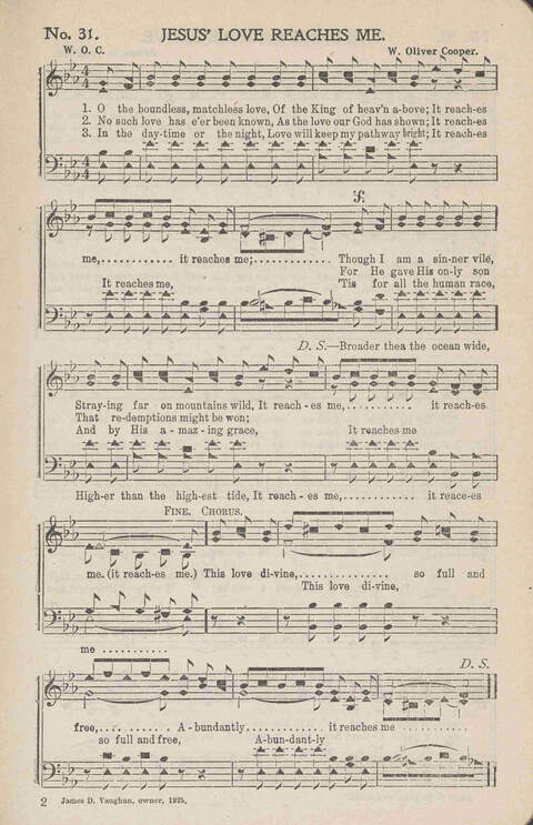 Heavenly Praises: for Sunday-schools, singing-schools, revivals, conventions and general use in Christian work and worship page 34