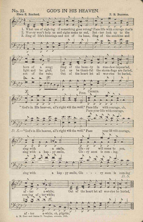 Heavenly Praises: for Sunday-schools, singing-schools, revivals, conventions and general use in Christian work and worship page 36