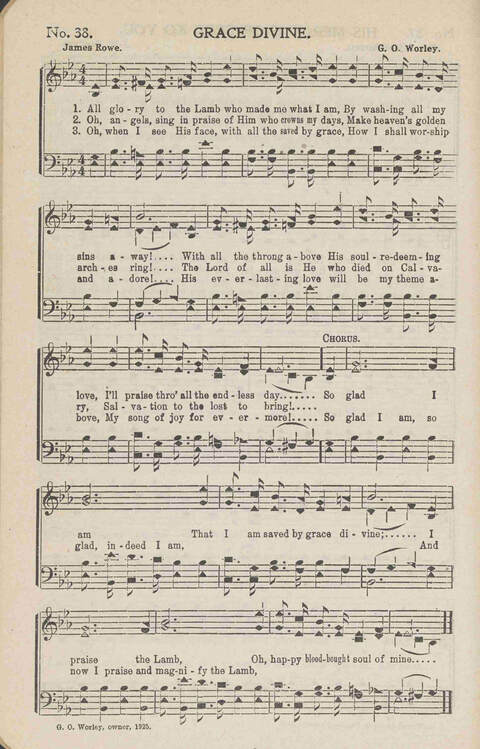 Heavenly Praises: for Sunday-schools, singing-schools, revivals, conventions and general use in Christian work and worship page 41
