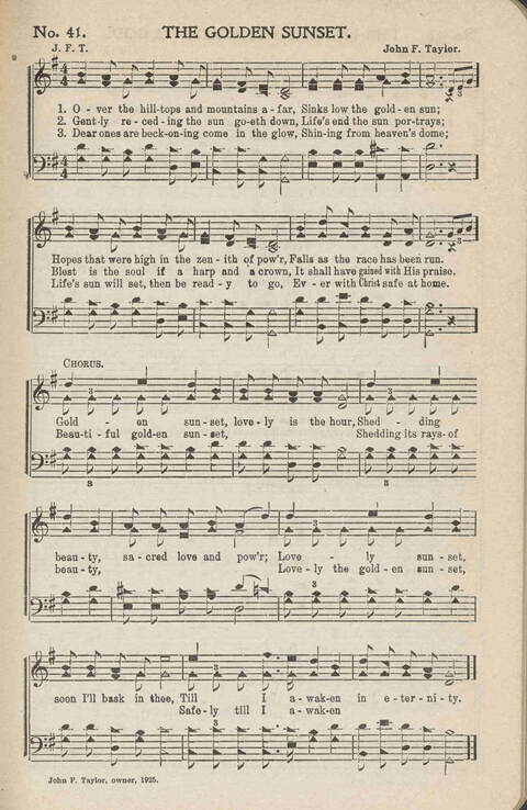 Heavenly Praises: for Sunday-schools, singing-schools, revivals, conventions and general use in Christian work and worship page 44