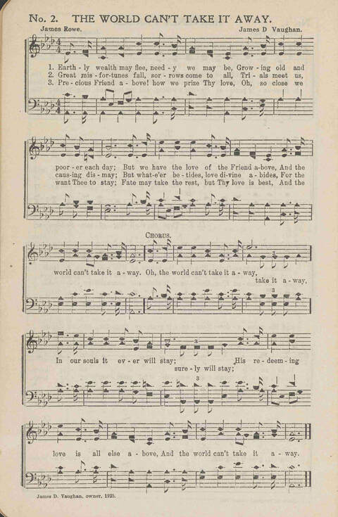 Heavenly Praises: for Sunday-schools, singing-schools, revivals, conventions and general use in Christian work and worship page 5