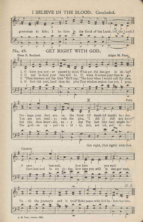 Heavenly Praises: for Sunday-schools, singing-schools, revivals, conventions and general use in Christian work and worship page 52