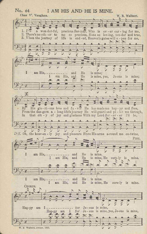 Heavenly Praises: for Sunday-schools, singing-schools, revivals, conventions and general use in Christian work and worship page 67