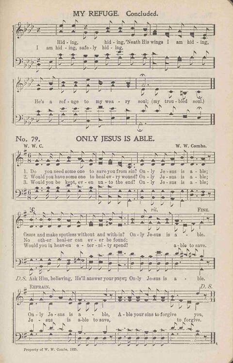 Heavenly Praises: for Sunday-schools, singing-schools, revivals, conventions and general use in Christian work and worship page 82