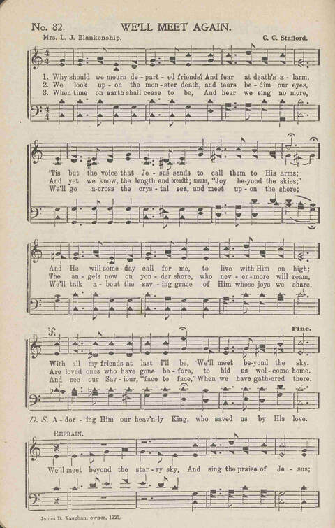 Heavenly Praises: for Sunday-schools, singing-schools, revivals, conventions and general use in Christian work and worship page 85