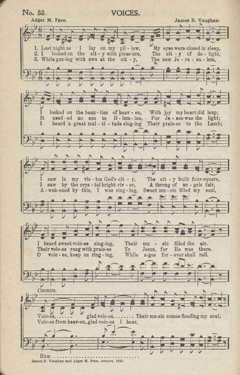 Heavenly Praises: for Sunday-schools, singing-schools, revivals, conventions and general use in Christian work and worship page 91