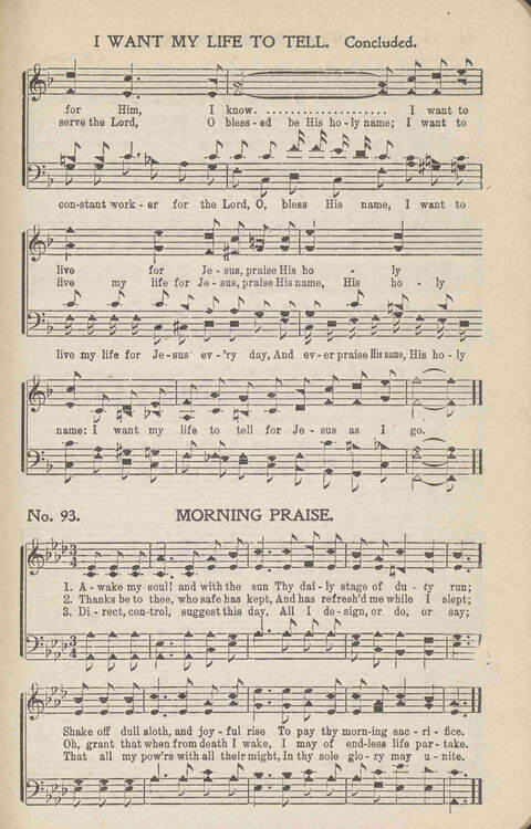 Heavenly Praises: for Sunday-schools, singing-schools, revivals, conventions and general use in Christian work and worship page 96