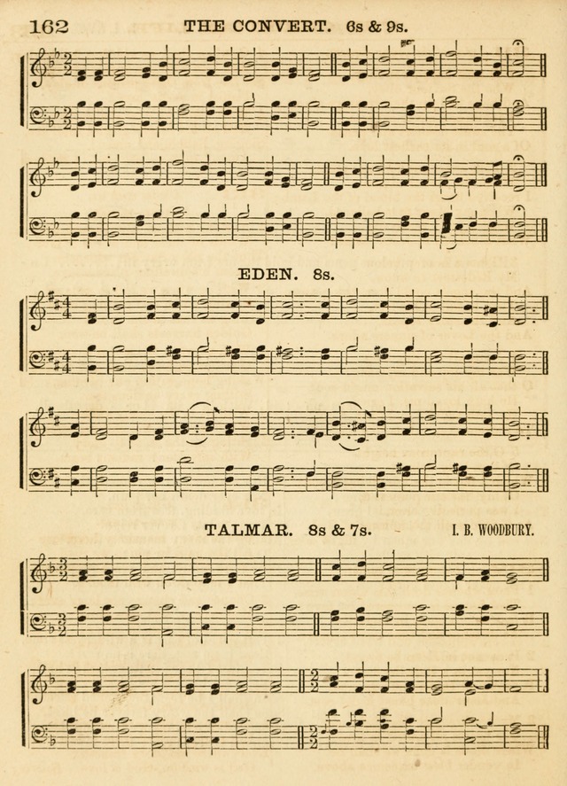 Hallowed Songs: a collection of the most popular hymns and tunes, both old, and new, designed for prayer and social meetings, revivals, family worship, and Sabbath schools page 162