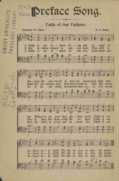 Hosannas: a Superior Collection of Gospel Songs for Evangelistic Meetings and General use page 2