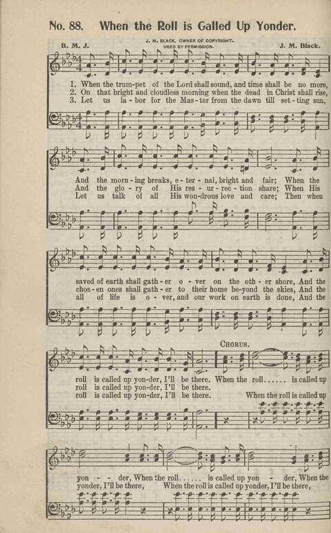 Hosannas: a Superior Collection of Gospel Songs for Evangelistic Meetings and General use page 90