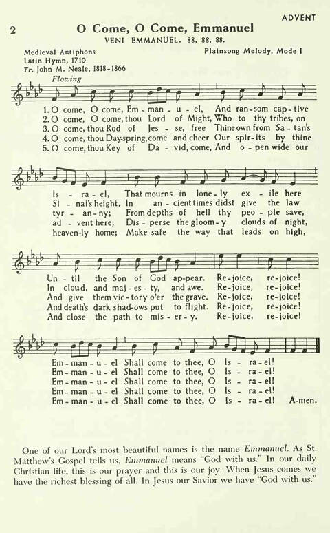 Hymns and Songs for Church Schools page 2
