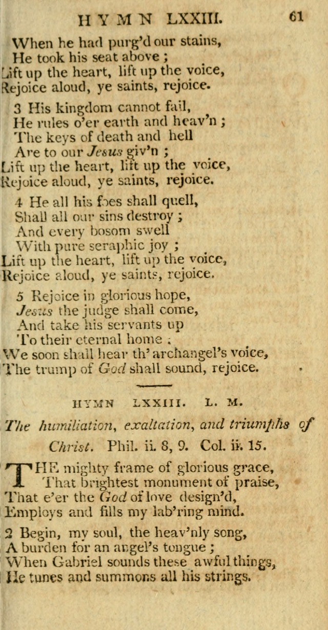 The Hartford Selection of Hymns from the most approved authors to which are added, a number never before published. page 68