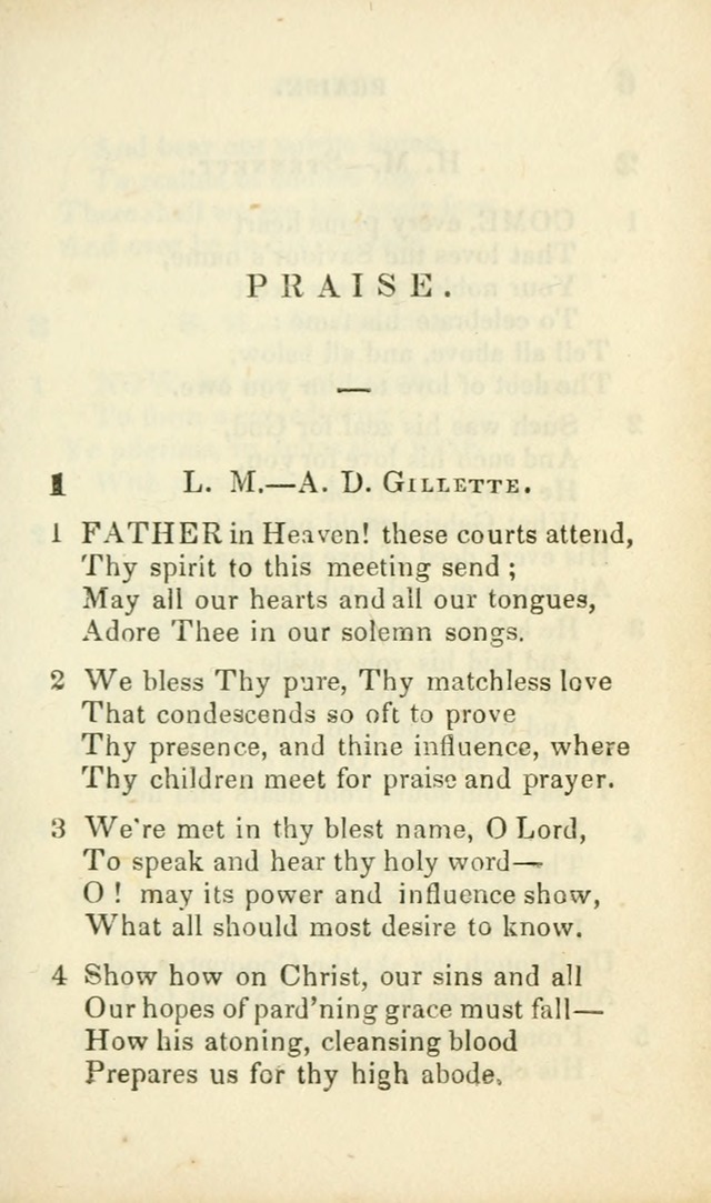 Hymns for Social Meetings page 5